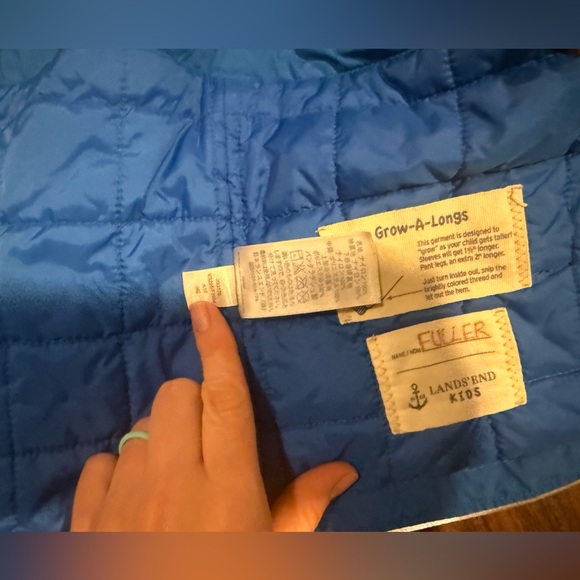 Boys Lands End Winter Coat grow a long medium - Picture 8 of 10